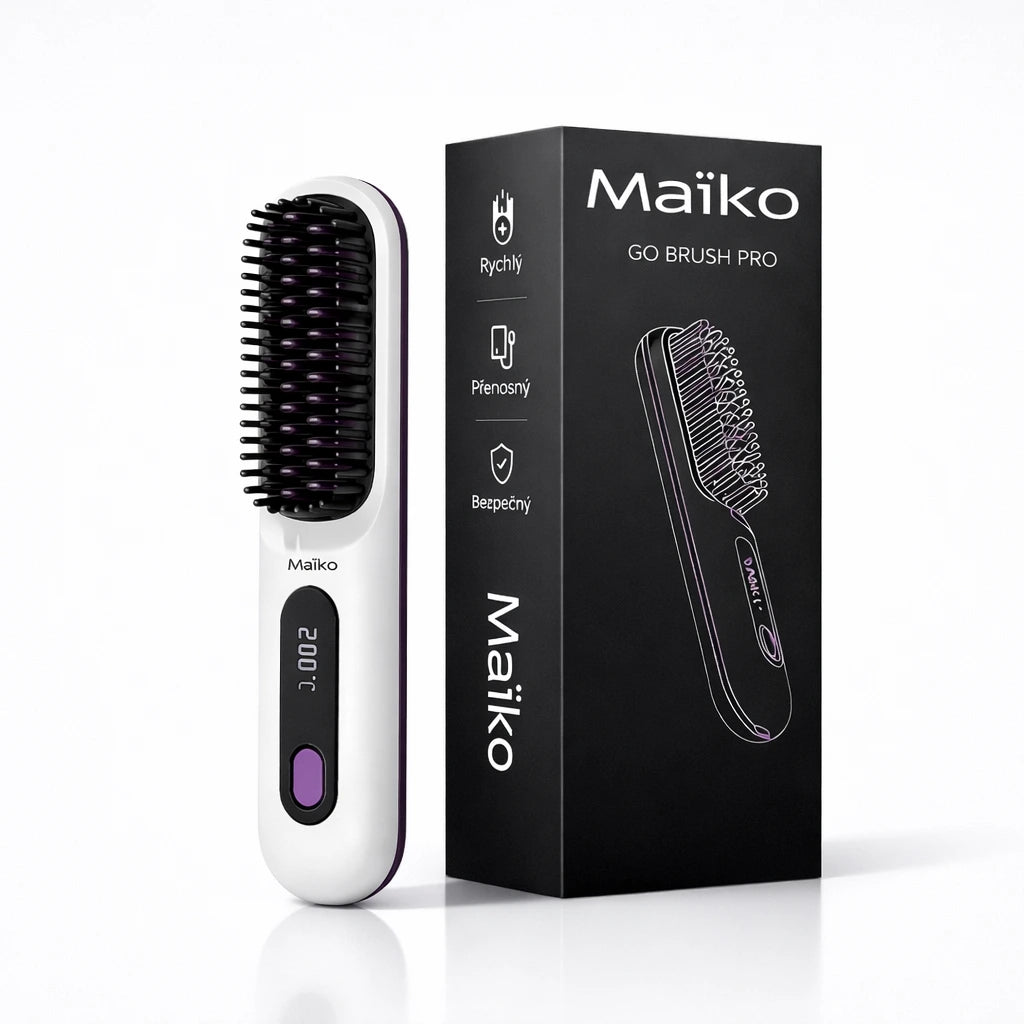 Profesionální cestovní žehlicí kartáč – Maiko™