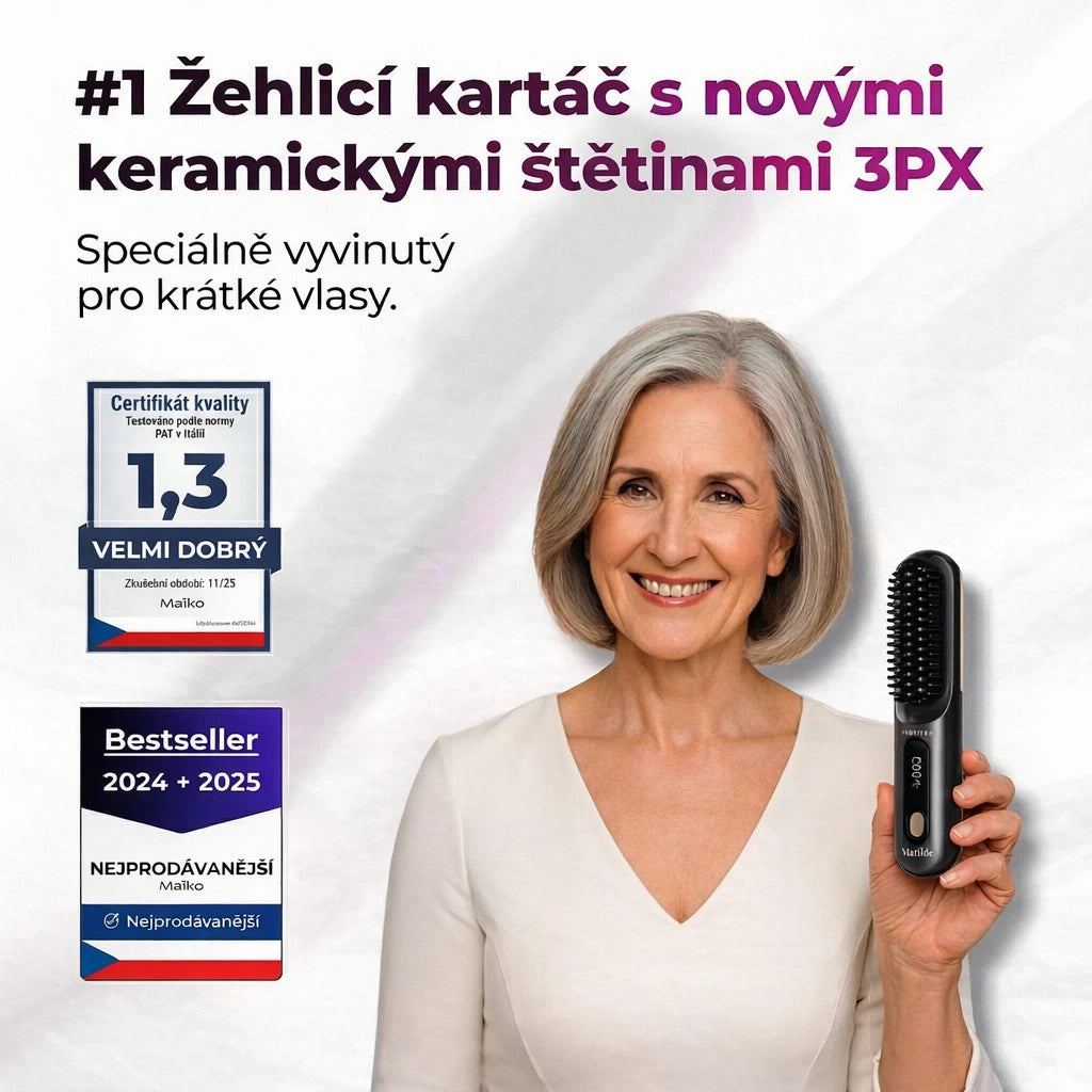 Profesionální cestovní žehlicí kartáč – Maiko™